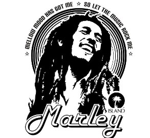 Adhesivo de Bob Marley