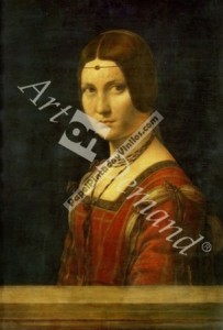 Vinilo Decorativo La Belle Ferroniere