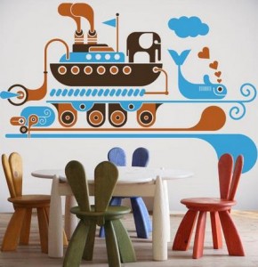 Vinilo Decorativo Barco Infantil