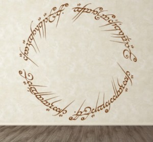 vinilo Decorativo El Señor de los Anillos de Tolkien