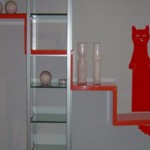 Vinilo Decorativo Gato Repisa