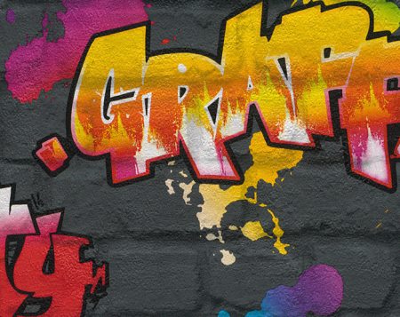 Papel Pintado Graffiti