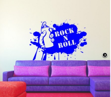 Vinilo Decorativo Rock And Roll